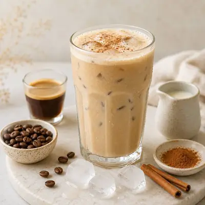 Café gelado proteico